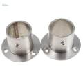 Closet Wardrobe Pipe Garment Hanging Rail Rod Ends Support Bracket 62 x 39mm. 