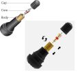 Rubber Tubeless Tire Valve Cap Wheel Tubeless Nozzle. 