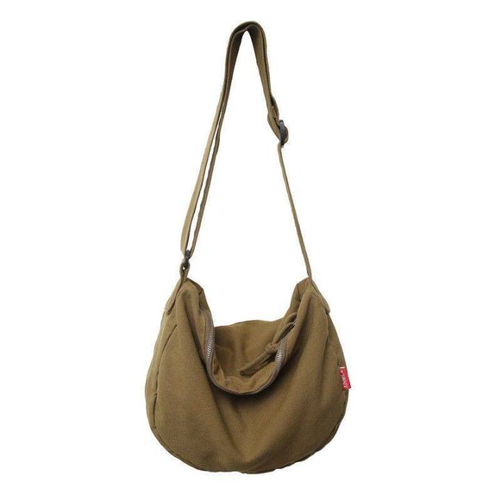 Ulzzang Korean Big Capacity Canvas Women Sling Bag Shoulder Bag Messenger Bag
