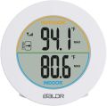 BALDR Wireless Indoor/Outdoor Thermometer Table Wall Temperature Monitor Meter with Max/Min Records, Trend Arrows,White. 