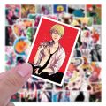 50Pcs Chainsaw Man Anime Stickers Laptop Fridge Skateboard Graffiti Phone Suitcase Waterproof Sticker Decoration Toy Decal. 