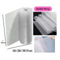 10 to 30 Feet Packing Bubble Wrap Roll with 40 inches width Material For Packing of Products. 