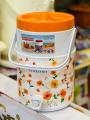 Water cooler 4.5 liter , plastic water cooler printed body , traveling cooler, imported water cooler, ice box multiple colours. 