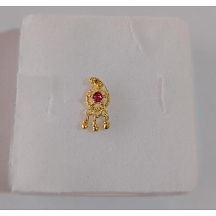 Nathli Nose pin golden For Girls Woman