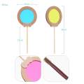5x Kids Paddles Educational Kindergarten Color Learning Teaching Tools for Birthday. 