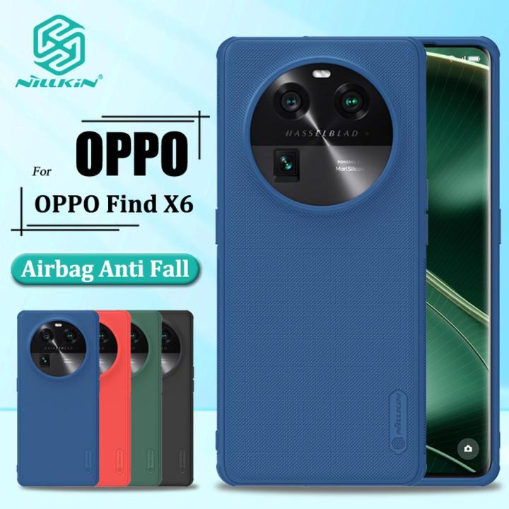 Nillkin Hard PC + TPU Case for Oppo Find X6 Phone Cases Luxury Frosted PC + TPU Hard Protection Back Cover