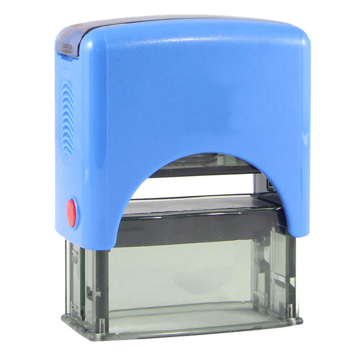 Customised Stemp Self-Inking Rubber Stamp14mm x 38mm with Your Name