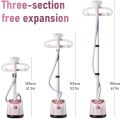 Professional Hanging Garment Steamer Standing Iron Electric Steam Iron For Clothes Steamer, Standing Iron Full Size Garment Steamer for Clothes, Height Adjustable, 1.3L Water Box, Steam Wrinkle Remover, Electric Iron Hanging Ironing Machine 2000W Perfect. 