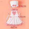Newborn Baby Chef Costume Apron Chef Hat Baby Chef Outfit for Photography Girl L. 