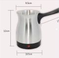 Techmanistan Electric Coffee Pot - 800ml, Stainless Steel Electric Turkish Coffee Maker Machine Espresso Maker Tea Moka Pot Coffee Maker Tea Kettle. 