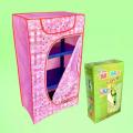 Kids Furniture and Wardrobe Foldable 3 Shelfs Almirah Set For Kids Accessories. 