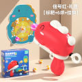 Dinosaur ball blaster gun children's sticky ball blaster toy educational toy target parent-child interactive indoor and outdoor sports Safe for Kids - toys for Toddlers Gifting toys for boys and girls Kids. 
