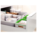 Storage Box IKEA VARIERA, white 24 x 17 cm - kitchen rice grain cereal food dispenser cases container organizer. 