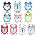 Mini Quartz Table Clock Alarm Clock Home Decoration Digital Clock Twin Bell Loud. 