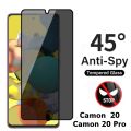 TECNO Camon 20 , Camon 20 Pro Privacy Protector 45 Degree HD Tempered Glass Privacy Protector - Black. 