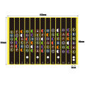 Guitar Fretboard Notes Map Labels Sticker Fingerboard Fret Decals For Guitarra Conbo. 