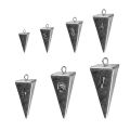 THKFISH 1pc lead fishing Sinker Pyramid shape Fishing Weight for Saltwater Freshwater For Pompano, Sand-perch, Croaker, Drum, Bass ,etc 1oz-4oz fishing accessories fishing gear fishing tackle more durable. 
