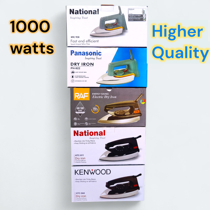400%20watts%201.8%20amp%20Iron%20/%20Electroginal%20Home%20Electric%20Deluxe%20Dry%20Iron%20Light%20weight%20Good%20%20Quality%201000%20watts%20-%20Image%202