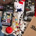 Homemade Pussy Cat Cell Phone Chain Hang Rope Beaded Pendant Chain Lovely Ccd Camera Decorative Bags Hang Ins Wind. 