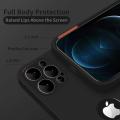 iPhone 13 Pro Max Black Soft Silicon Back Cover. 