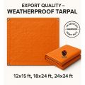 Heavy Duty Waterproof Tarpaulin Tent | Export Quality Outdoor Tarp Cover | Large Sizes for Camping, Roof, Rain & Sun Protection. 