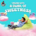 4 Big PIECEs-KERNELPOP SPUN FUN CANDY FLOSS, Mix 12g-(Pack Of Six -6).. 