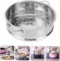 Stainless Steel Round Shaped Hole Cookware Food Cooking Steamer. 