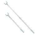 Closet Stick Pole, Closet Hook, clothes pole, Balcony fork pole, Fashion Aluminum Alloy Telescopic Extending Reach Stick Clothes, Adjustable long reach stick, lightweight, Poles, Rod, Hanger, Fork, Rail, Hooker, Stick for Clothes Rack, Closet.. 