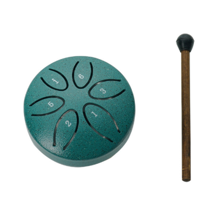 Mini Ethereal Drum 3-Inch 6-Note Steel Tongue Drum Handpan Drum ...