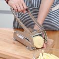 Stainless Steel French Fries Potato Cutter Slicer Potato Chips Making Machine. 