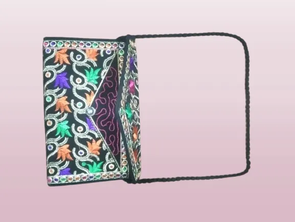 Pakistani%20Traditional%20Embroidered%20Vintage%20Hand%20Bag%20PURSE%20Size%2010x7%20Inches%20with%20Shoulder%20Strap%20For%20Female%20Girls%20Women%20Cultural%20Party%20Wear%20Bag%20Sindhi%20Balochi%20Pashtun%20Multicolor%20Hand%20Made%20%20Work%20-%20Image%208