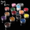 6/12/24 pcs glitter CHUNKS for eyeshadow shimmer dust powder for art & craft party make up pentagon shape dusty loose chunky glitter for eyes and nails. 
