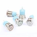 Waterproof Metal Durable Car LED Power LED ON/OF 16/12mm Push Button Momentary Switch. 
