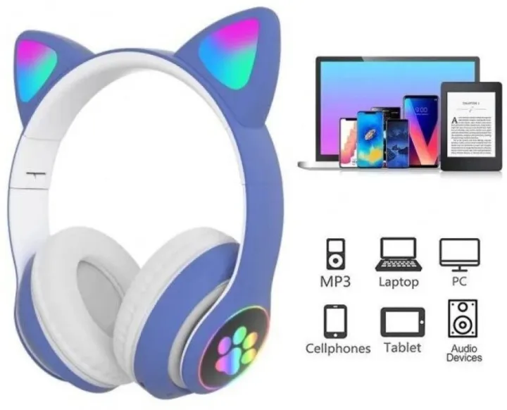 Cat%20Ear%20Headset,STN-28%20STN28%20Bluetooth%205.0%20LED%20Cat%20Ear%20Headphones%20Kids%20Headset%20Young%20Glowing%20Cat%20Ear%20Headphones%20-%20Image%203