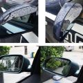 2 Pcs Smoked Black Mirror Rain Visor Smoke Guard, Rear View Side Mirror Rain Eyebrow, Rear View Mirror Visor Guard for Most Car. 