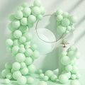 Pack of 30pcs 10inch long Angori Green Matte Latex Pastel Balloons Angori/Graps Balloon for birthday Paper craft exprasive wedding Holiday Family Gathering Party Decorations Helium Balloon Bridal Shower Party. 