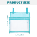YueYangSport Zerodeko Bath Childrens Baby Tub Storage Bag Zipper Pouch Hook Mesh Organizer Caddy Net Holder Bathtub Kids Toddler Shower White. 