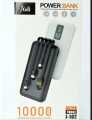 J CELL 10000 MAH Super Fast Power Bank 1000 MAH - Best Charging Power Bank  With Mini Body But Big Capacity - High Performance Power Bank -1 to 4 Phone J-102- With 4 Cable Type B Type C 4 in 1 Fast Charging Best Quality Power Bank With Multi Cables. 
