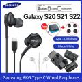 Samsung AKG Type USB C Earphones EO IG955 In-ear Mic Headphones Earbuds Wire Headset For Galaxy S22 S21 S20 Note 20 Tab S8 Tipo. 