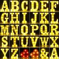 LED Alphabet Lighting Battery Operated All Led Letter ( A to Z ) Including & Led Letter Piece AA (Normal) 2 Cells Used. Light Up Marquee for Night Lights Wedding Birthday Party For Room and Decoration Using Without Electricity. 