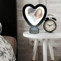 Led Magic Photo Frame mirror Imported Quality Heart shape magic mirror Heart Magic Photo Frame Mirror With LED. 