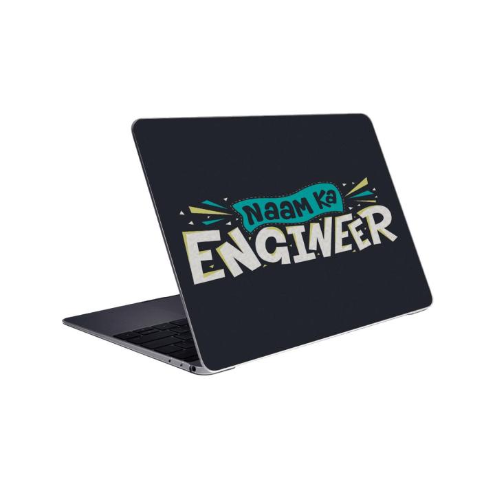 Personalized%20printed%20custom%20laptop%20skins%20-%20NAAM%20KA%20ENGINEER%20-%20LAPTOP%20SKIN%20-%20Image%203