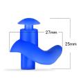 2 PCS Silicone Waterproof Earplug Environmental Soft Ear Plugs Adult Children Swimmers Swimming Diving Portable Earplug W/ Box. 