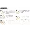 Tattoo Stickers Electrocardiogram Shape Temporary Tattoo. 