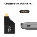 USB C to HDMI 4K, Mini Size Aluminum Type C to HDMI Female Adapter. 
