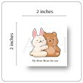 Cute Mini Cards | Set of 5 | 2x2 inches | Gift Cards | Mini Cards for Your loved ones | Birthday Greetings. 