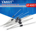100pcs Rectifier Diode 1A 1000V DO-41 UF4007 UF4006 UF4005 UF4004 UF4003 UF4002 UF4001. 