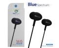 Blue Spectrum M5 Wired Handsfree Original 3.5mm High Quality Headset High Quality Handfree With Built in Mic Headphones Earphones Compatible for all iOS Devices. 