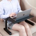 Laptop Desk, Laptop Stand for Bed and Sofa, Portable Adjustable Laptop Table Desk Stand with Mouse Pad, Ergonomic Design Lap TV Bed Tray Aluminum Cozy. 