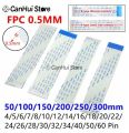0.5MM FPC FFC Flexible Flat Cable 4P 5/6/7/8/10/14/16/18/20/22/26/28/30/32/34/40/50/60PIN. 